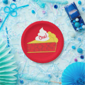 Süsse Pie Cherry 1. Geburtstag Party Thema Pappteller (Party)