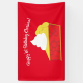 Süsse Pie Cherry Geburtstagsparty Banner (Vertikal)