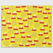 Süsse Pie Cherry Geburtstagsparty Geschenkpapier (Flach)