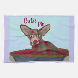 Süße Pie Chihuahua Geschirrtuch