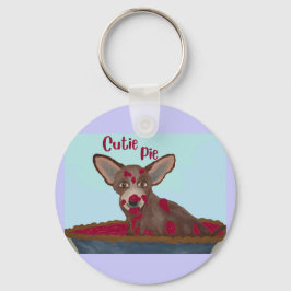 Süße Pie Chihuahua Schlüsselanhänger