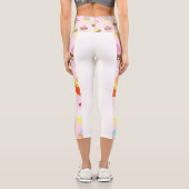 Süsse Pie Cupcakes Capri Leggings (Rückseite)