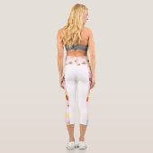 Süsse Pie Cupcakes Capri Leggings (Rückseite)