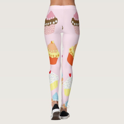 Süsse Pie Cupcakes Leggings (Rückseite)