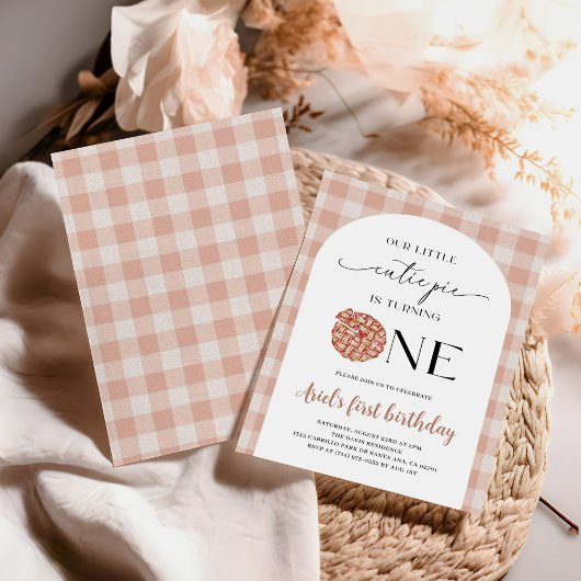 Süsse Pie Einladung