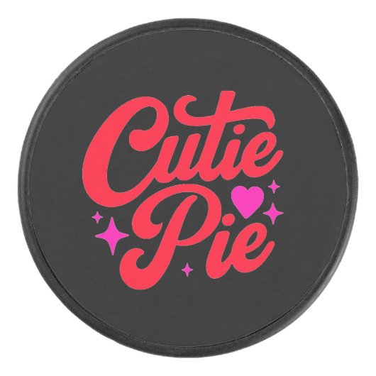 Süsse Pie Eishockey Puck (Vorderseite)