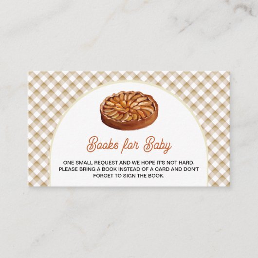 Süsse Pie Erntedank Books for Baby Begleitkarte (Vorderseite)