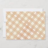 Süsse Pie Erntedank Geburtstag Vielen Dank Ankündigung (Rückseite)