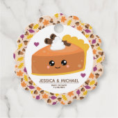 Süsse Pie Fall Baby Dusche Geschenkanhänger (Vorderseite)