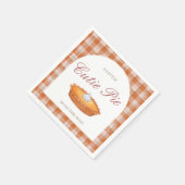 Süsse Pie Fall Baby Dusche Napkin Serviette (Ecke)