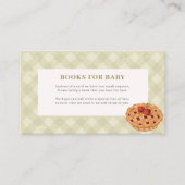 Süsse Pie fall Babyduschbücher Begleitkarte (Vorderseite)