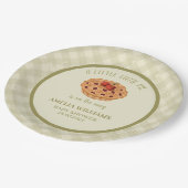 Süsse Pie Fall Babydusche Pappteller (Schrägansicht)