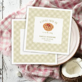 Süsse Pie Fall Babydusche Serviette