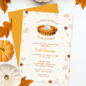 Süsse Pie Fall Kinderdusche Einladung