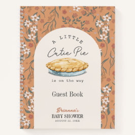 Süsse Pie Floral Girl Baby Showbook Notizblock