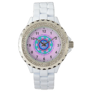 Süsse Pie Fraktal Armbanduhr