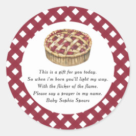 Süsse Pie - Gebetskandal Runder Aufkleber