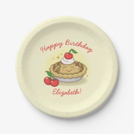 Süsse Pie Geburtstagsparty Kinder Cherry Pappteller