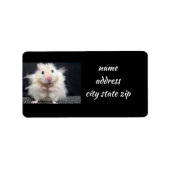 **SÜSSE PIE GERBIL** ADRESSE ETIKETTEN ADRESSAUFKLEBER (Vorne)