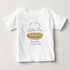 Süsse Pie Girl 1. Geburtstag Baby T-shirt