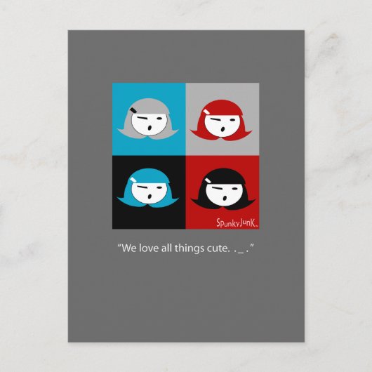 Süsse Pie Girls Postkarte (Vorderseite)