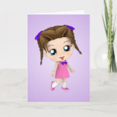 Süsse Pie Happy Birthday Card Karte (Vorderseite)