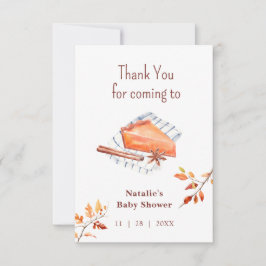 Süsse Pie ist auf dem Weg Babydusche Danke