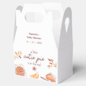 Süsse Pie ist auf dem Weg Babydusche Geschenkschachtel (Geöffnet)
