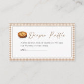 Süsse Pie ist unterwegs Babydusche Begleitkarte (Vorderseite)