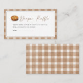 Süsse Pie ist unterwegs Babydusche Begleitkarte (Vorne/Hinten)