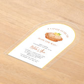 Süsse Pie Lemon Baby Dusche Akryllische Einladung (Ablage )