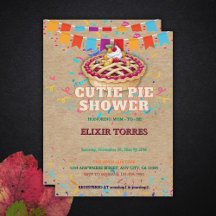 Süsse Pie Party Babydusche