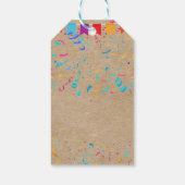 Süsse Pie Party Babydusche Geschenkanhänger (Rückseite)