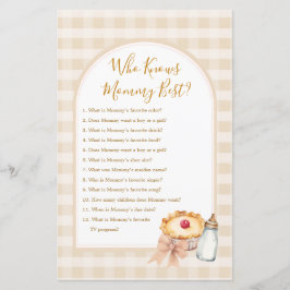 Süsse Pie Pastel Gingham, der Mommy Best Game kenn