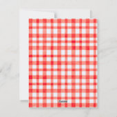 Süsse Pie Pumpkin Fall Baby Dusche Danke Karte (Rückseite)