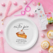 Süsse Pie Pumpkin Fall Babydusche Pappteller (Party)
