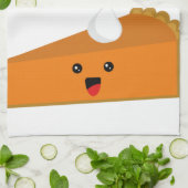 Süsse Pie Pumpkin Pie Geschirrtuch (Gefaltet)