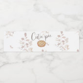 Süsse Pie Wasserflaschenetikett (Einzelnes Label)