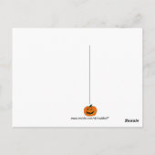 Süsse Pie with Pumpkin - Halloween Postkarte (Rückseite)