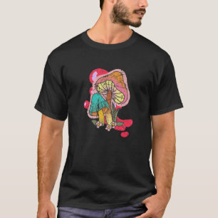 Süße Pilzsuche  Morchel Jäger Veganer T-Shirt