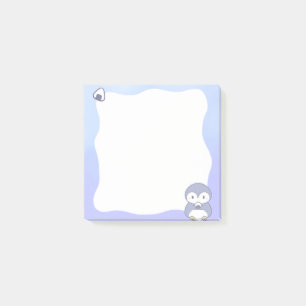 Süße Pinguin-Pastell-Post-it-Notizen   Kawaii-Haft Post-it Klebezettel