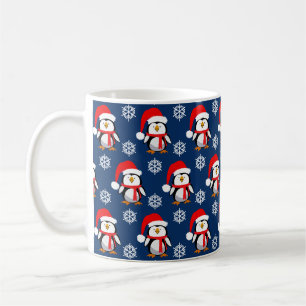 Süße Pinguin Weihnachten Kaffeetasse