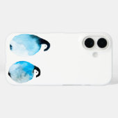 Süße Pinguine Aquarell Case-Mate iPhone Hülle (Rückseite (Horizontal))