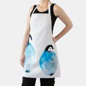 Süße Pinguine Aquarell Schürze (InSitu)