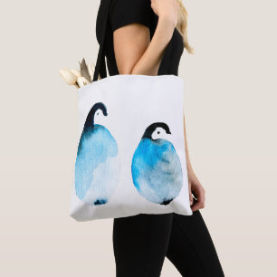Süße Pinguine Aquarell Tasche