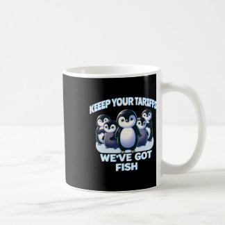 Süße Pinguine behalten eure Zölle Insel der Pingui Kaffeetasse