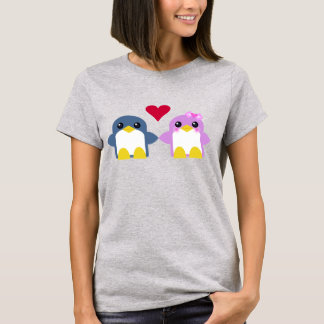 süße Pinguine lieben Süßigkeiten T-Shirt