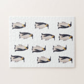 Süße Pinguine Muster Puzzle (Horizontal)