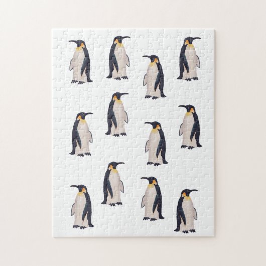 Süße Pinguine Muster Puzzle (Vertikal)