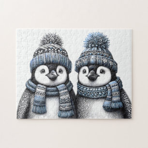 Süße Pinguine Puzzle
